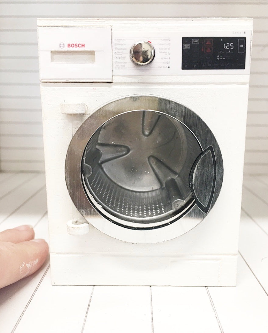 MINIATURE Dollhouse Laundry Washer and Dryer / Mini Farmhouse