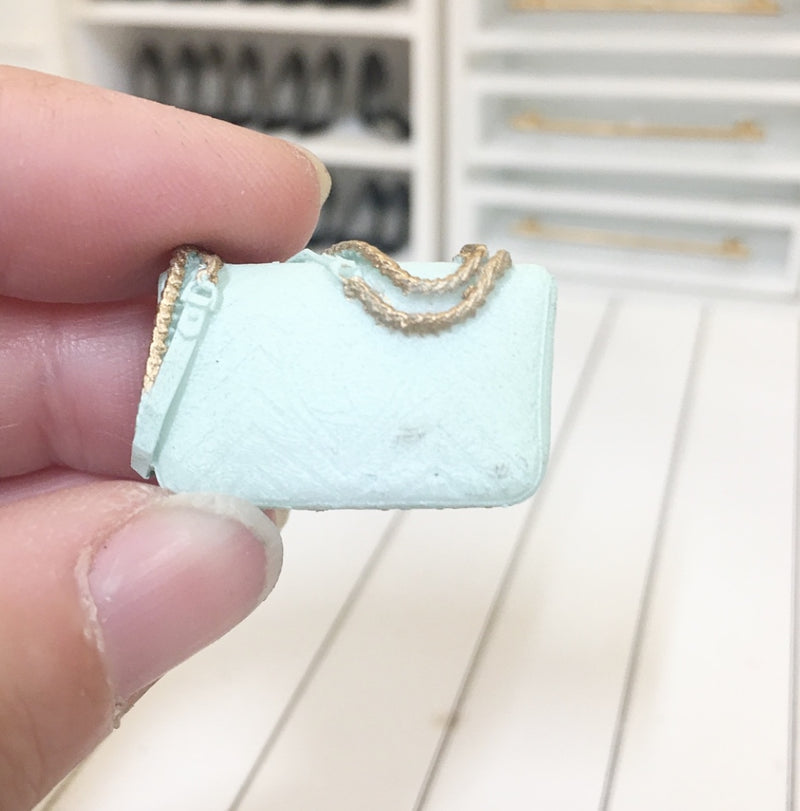 1:12 Scale | Miniature Farmhouse Gucci Handbag Mint