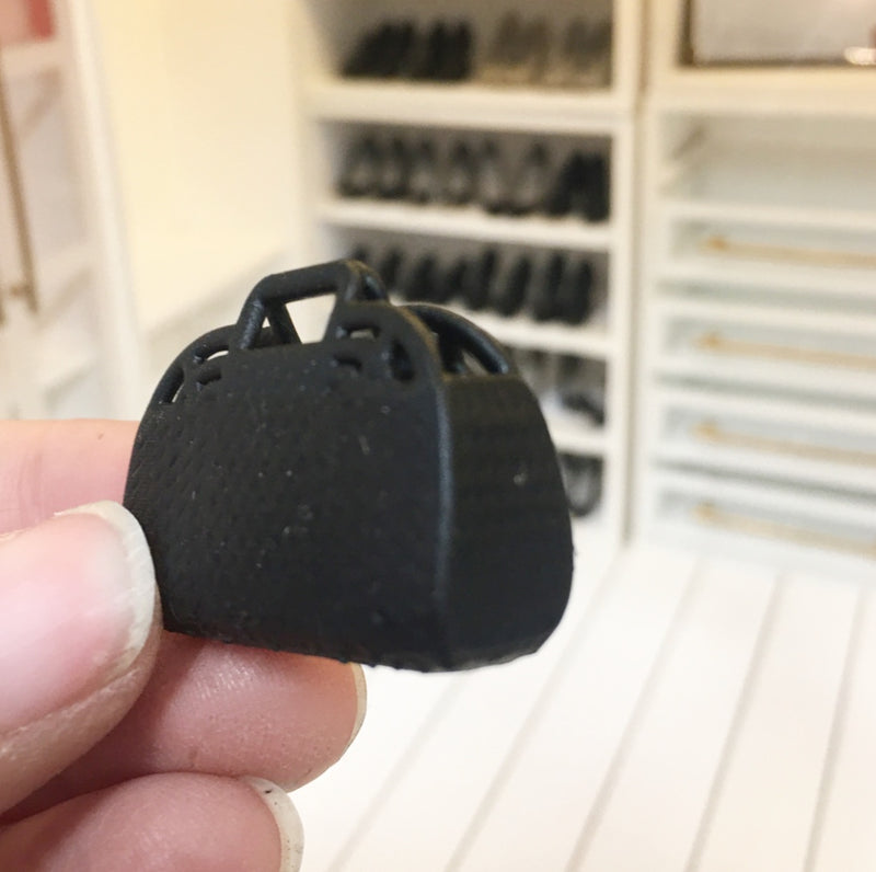 1:12 Scale | Miniature Farmhouse Retro Jellies Bag Black