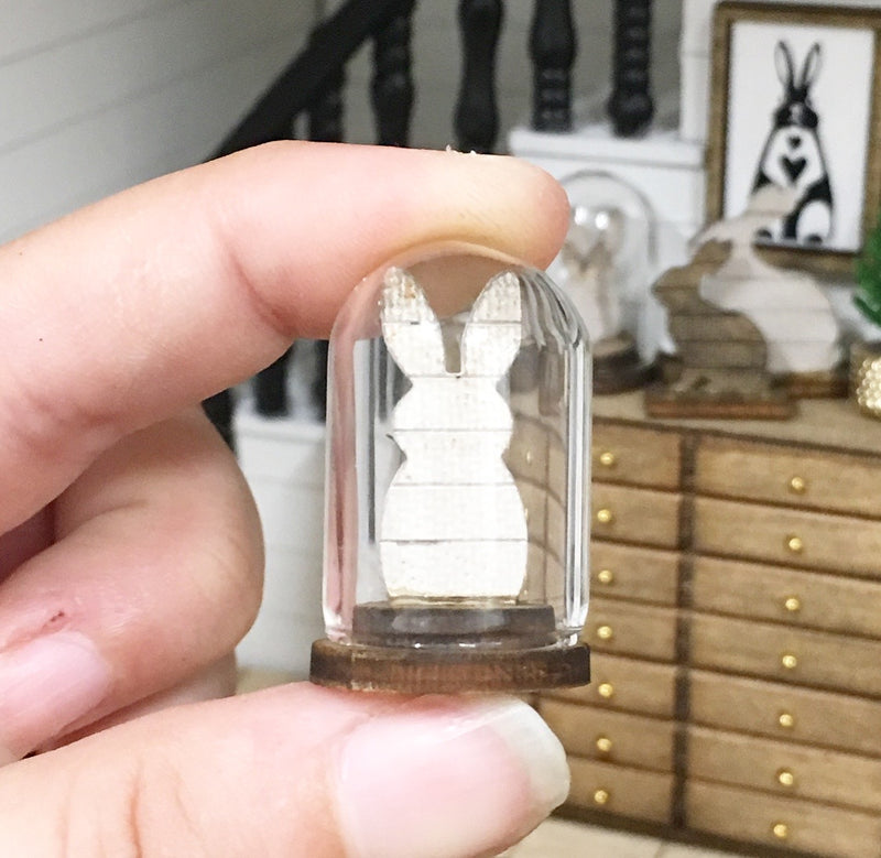 1:12 Scale | Miniature Large Shiplap Dome Bunny
