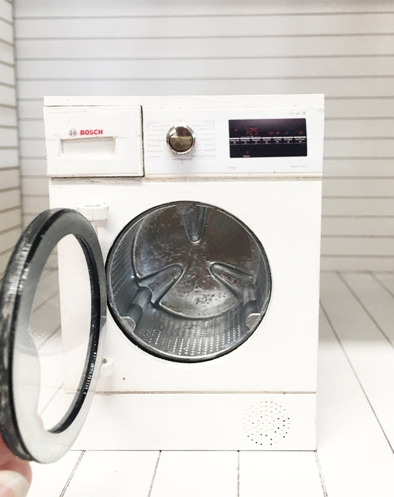 1:12 Scale | Miniature Farmhouse Opening Bosch Dryer Machine