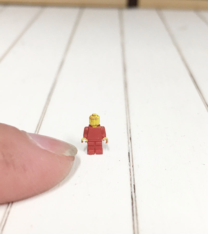 1:12 Scale | Miniature Dollhouse 1:12 tiny Lego figure Red