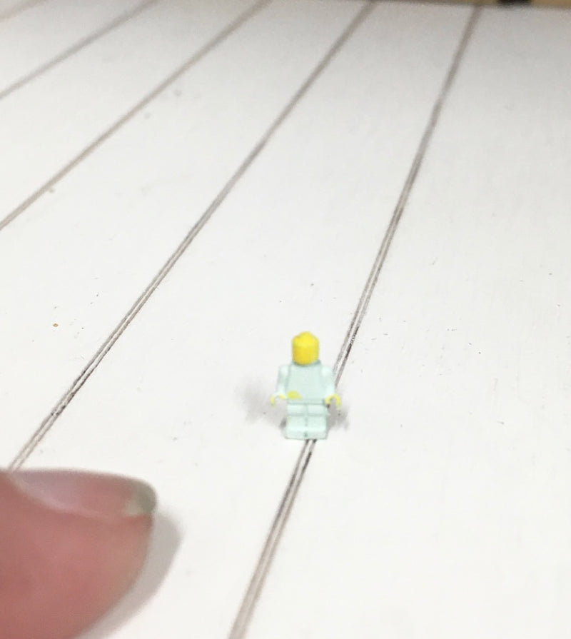 1:12 Scale | Miniature Dollhouse 1:12 tiny Lego figure mint green