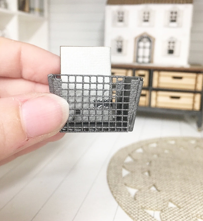 1:12 Scale | Miniature Farmhouse Industrial Baskets