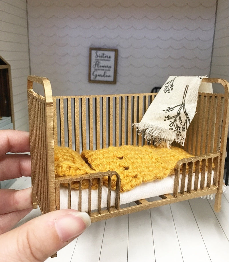 1:12 Scale | Miniature Farmhouse Cot Kit