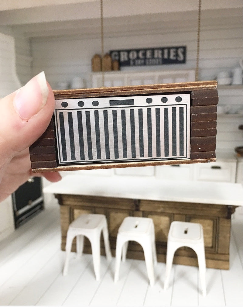 1:12 Scale | Miniature Farmhouse Wood Shiplap Hood