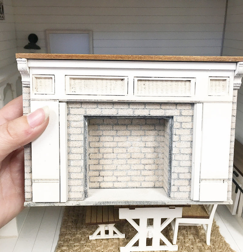 1 :12 Scale | Miniature Farmhouse Mantle