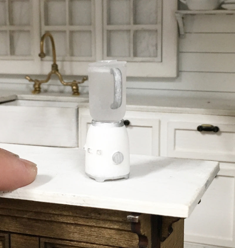 1:12 Scale | Miniature Farmhouse Smeg Blender White