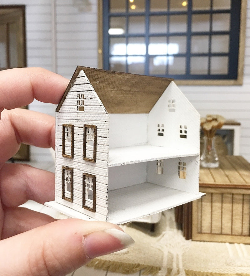 1:12 Scale | Miniature Farmhouse Mini Dollhouse
