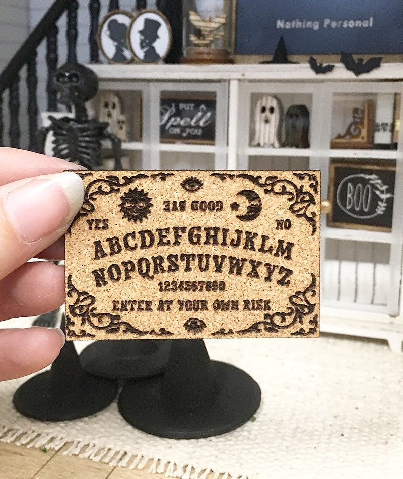 1:12 Scale | Miniature Farmhouse Halloween Ouija Board Doormat