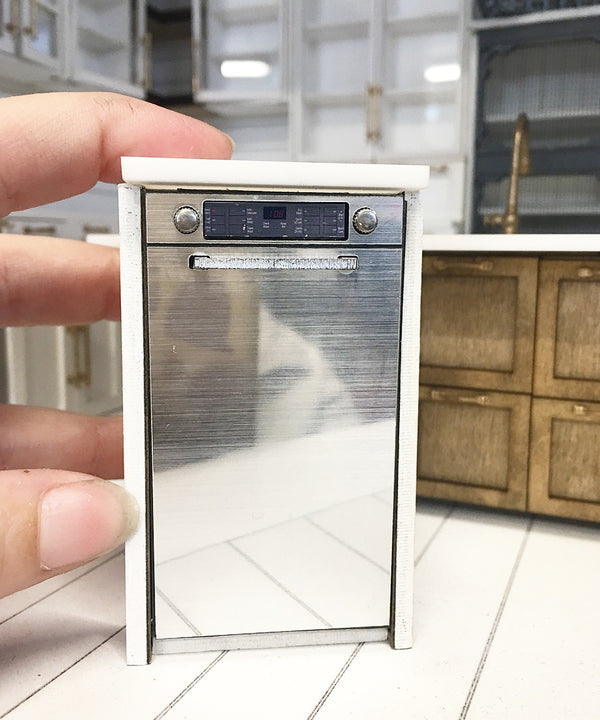 1:12 Scale | Miniature Farmhouse Stand Alone Dishwasher