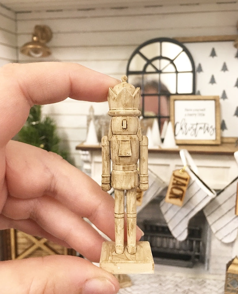 Miniature 1:12 | Miniature Farmhouse Christmas Large Nutcracker
