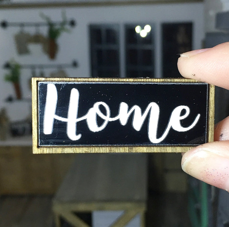 Wooden Frame Sign | Home