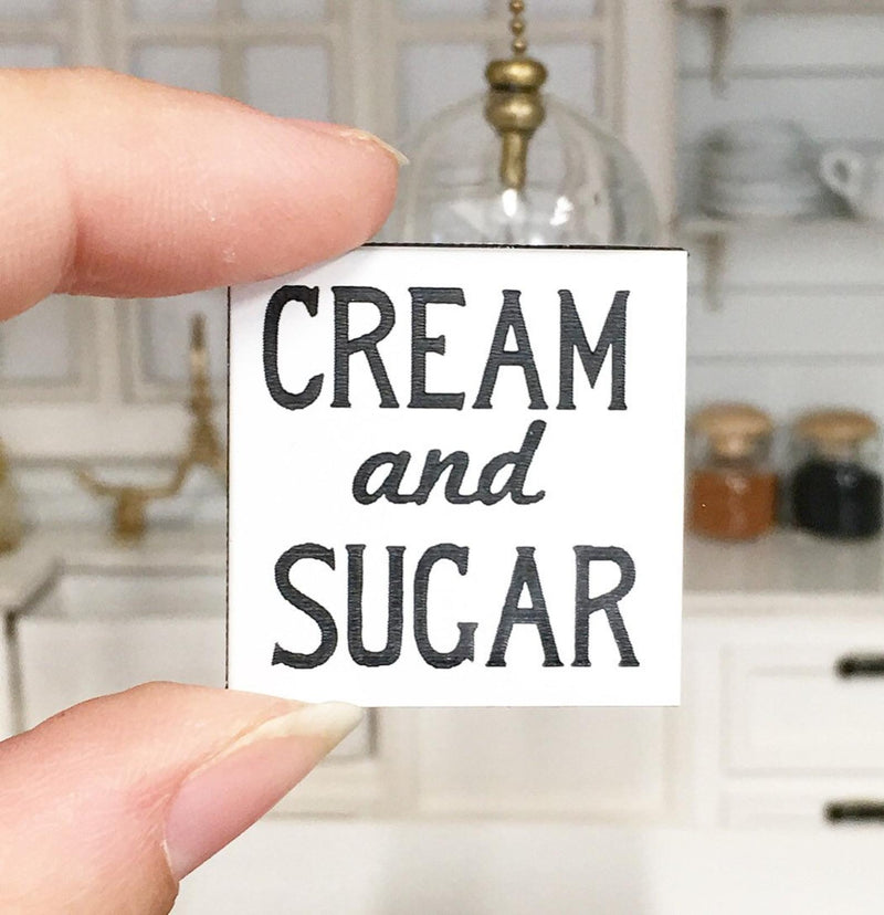 Miniature Farmhouse Sign | Cream & Sugar