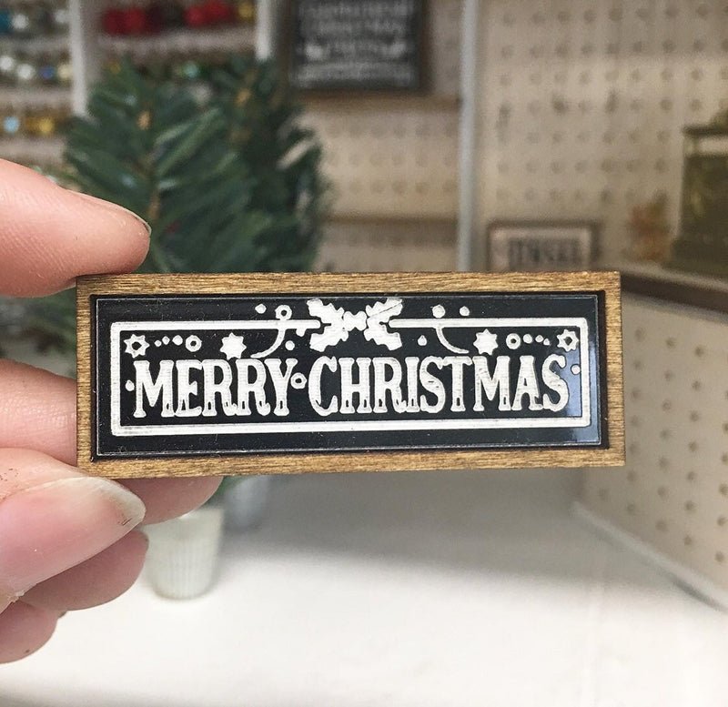 Miniature Merry Christmas Sign